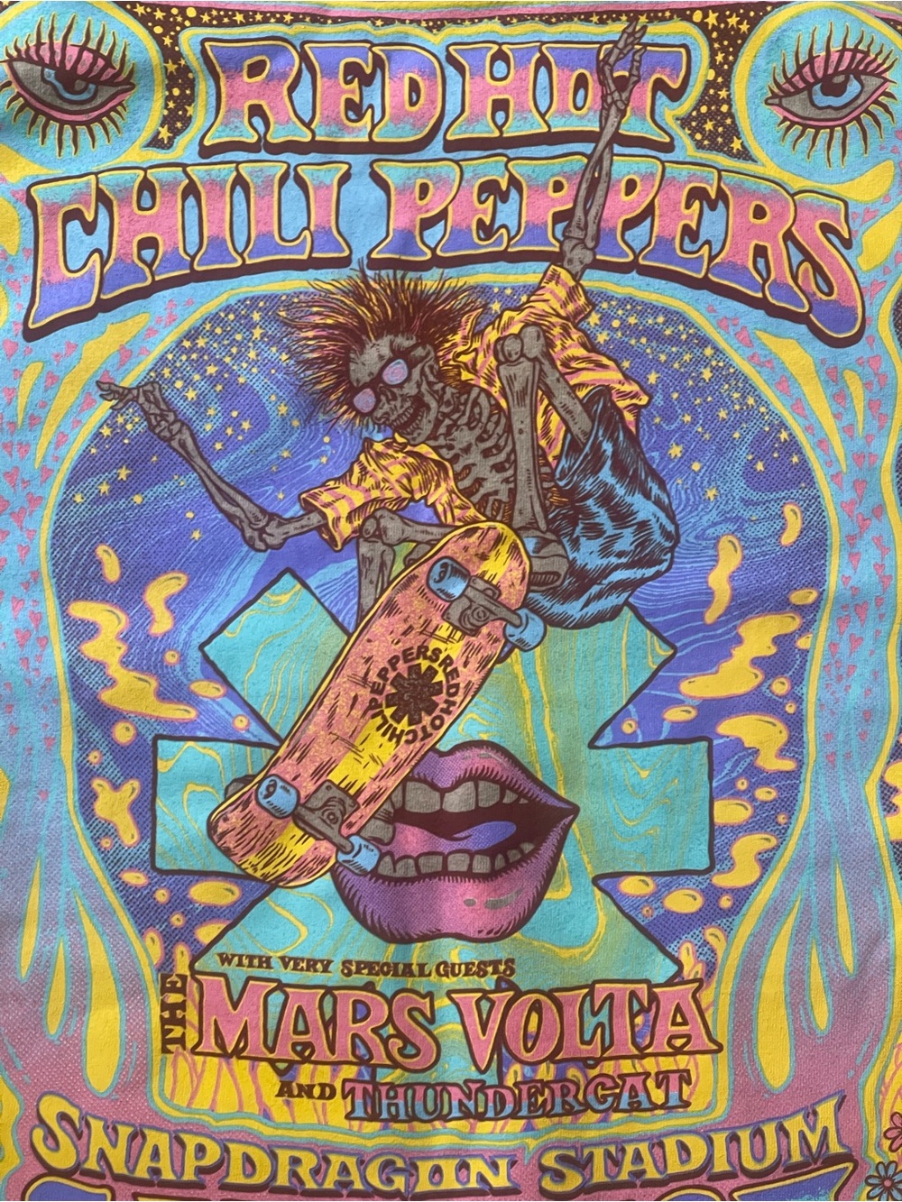 Red Hot Chili Peppers San Diego Graphic Tee - tan